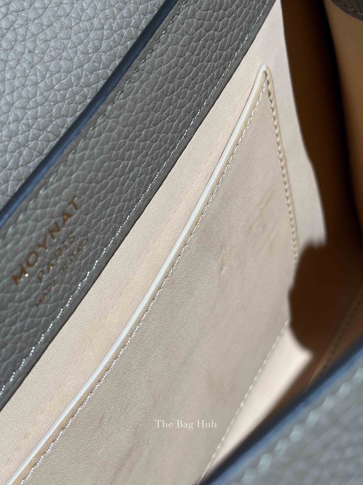 Moynat Tourterelle Taurillon Rejane PM Bag