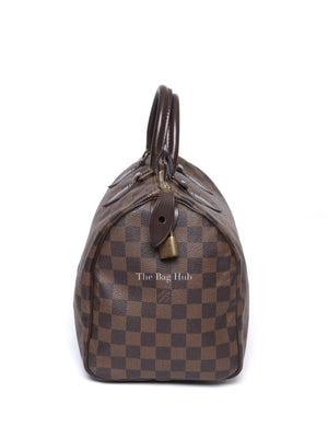 Louis Vuitton Damier Ebene Canvas Speedy 30 Handbag