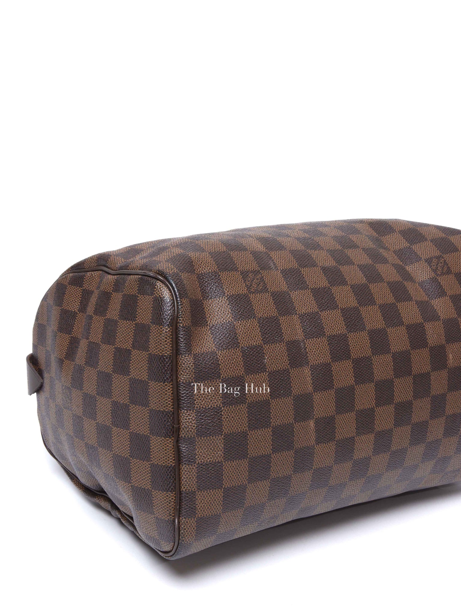 Louis Vuitton Damier Ebene Canvas Speedy 30 Handbag