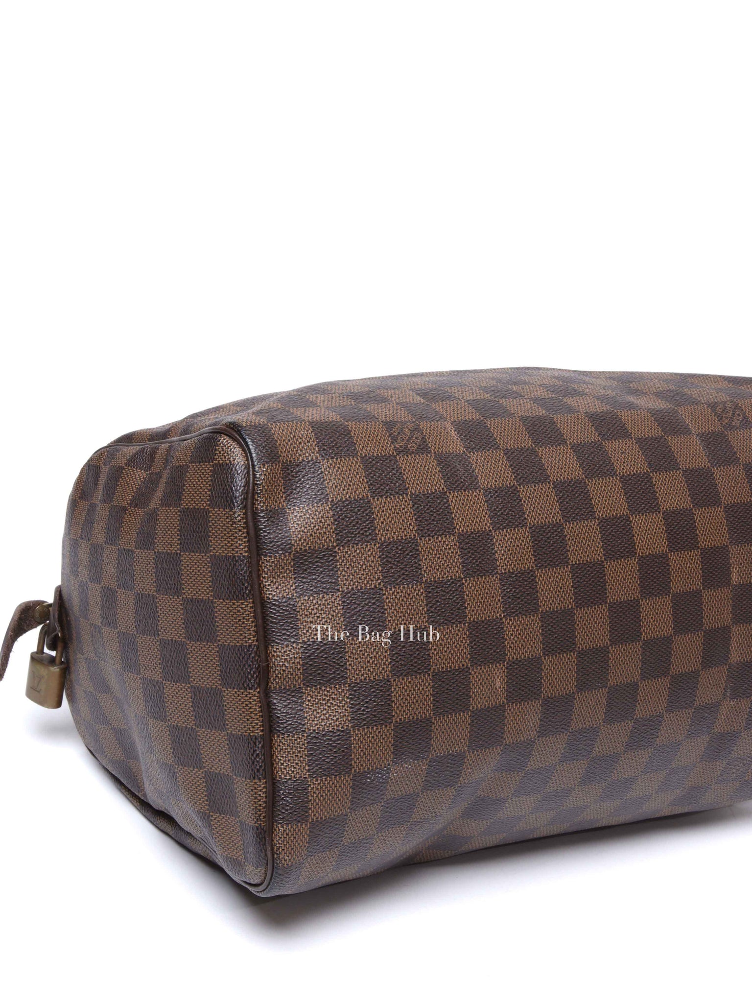 Louis Vuitton Damier Ebene Canvas Speedy 30 Handbag