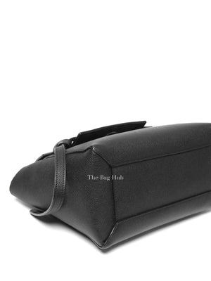 Celine Black Grained Calfskin Leather Micro Belt Bag