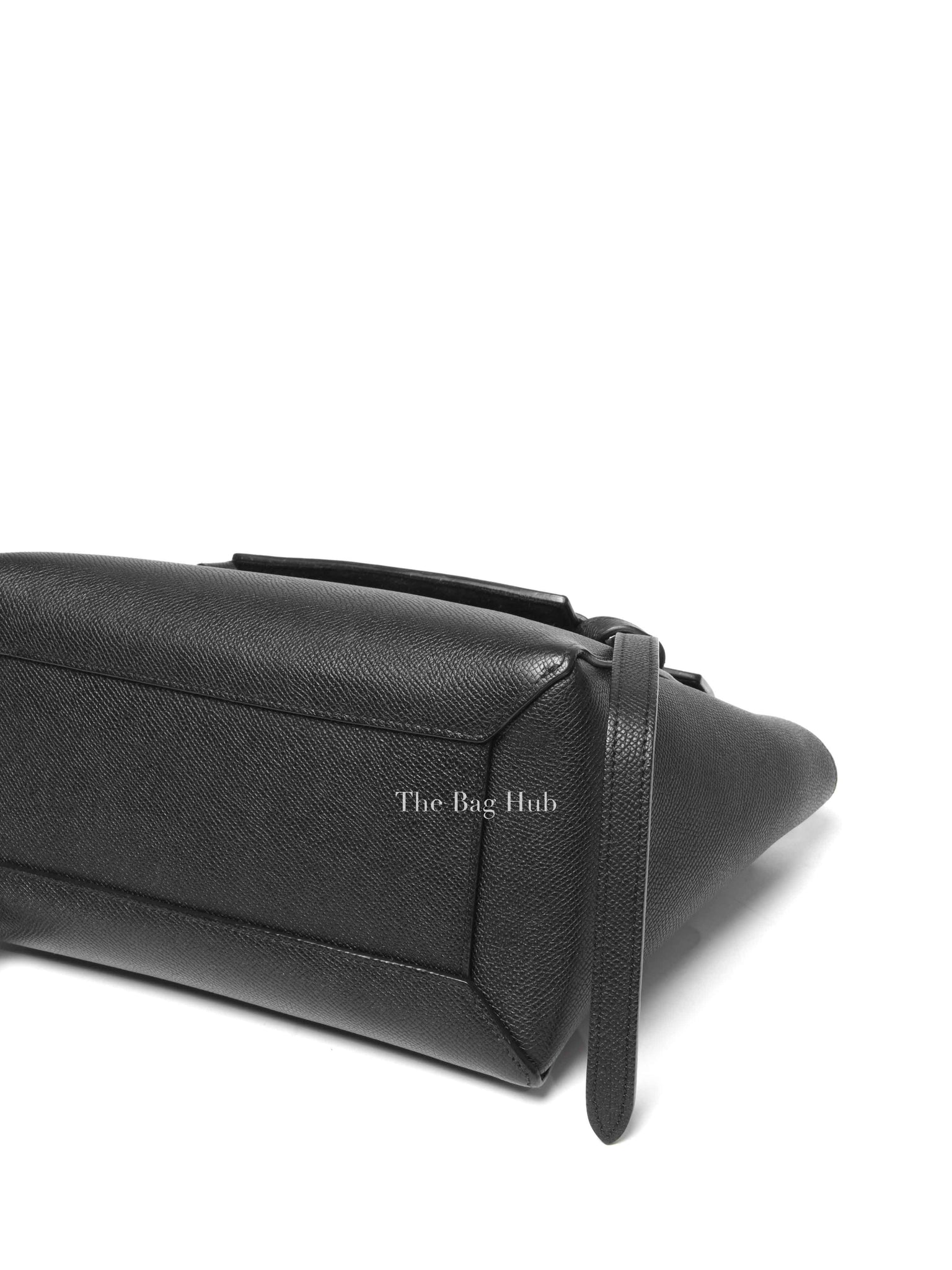 Celine Black Grained Calfskin Leather Micro Belt Bag