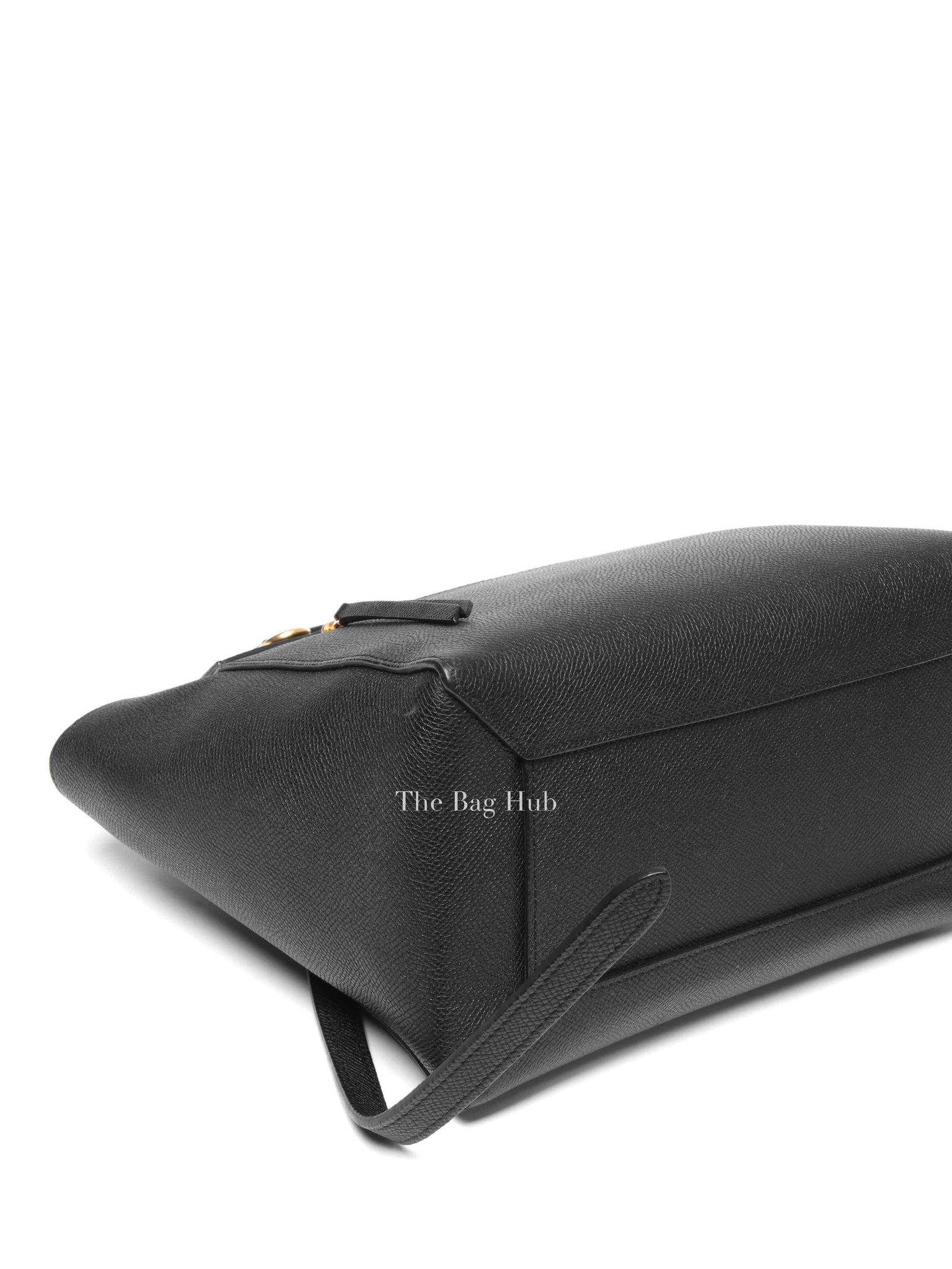 Celine Black Grained Calfskin Leather Micro Belt Bag