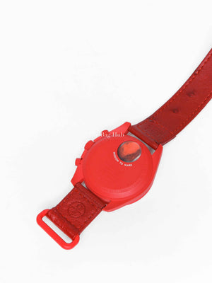 Omega x Swatch Mission to Mars Speedmaster Ostrich Strap