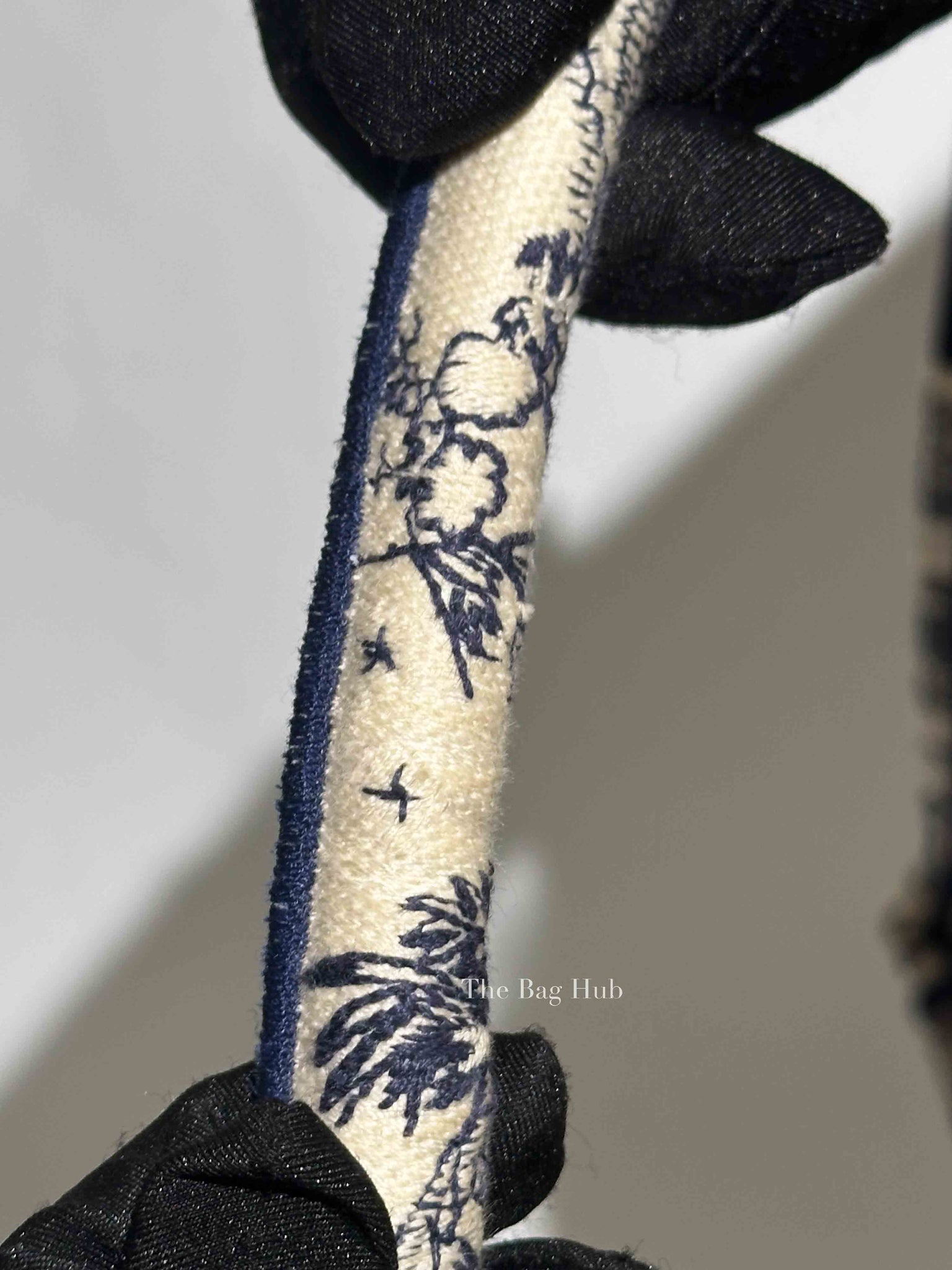 Dior Blue Canvas Embroidered Large Dioriviera Toile De Jouy Book Tote