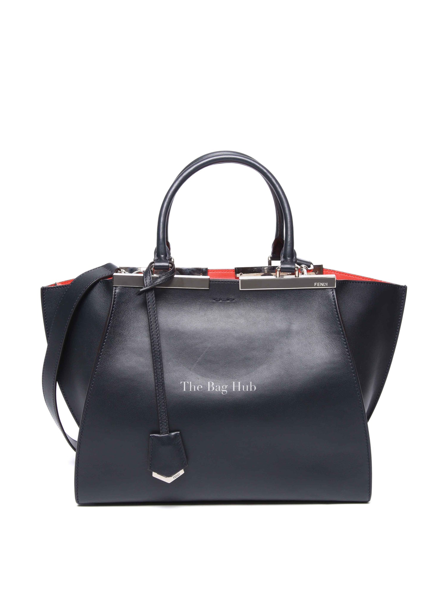 Fendi Black Leather 3Jours Tote Bag