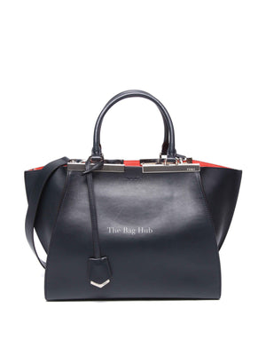 Fendi Black Leather 3Jours Tote Bag
