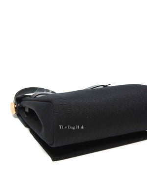 Hermes Noir Swift Canvas Herbag Zip 20 GHW