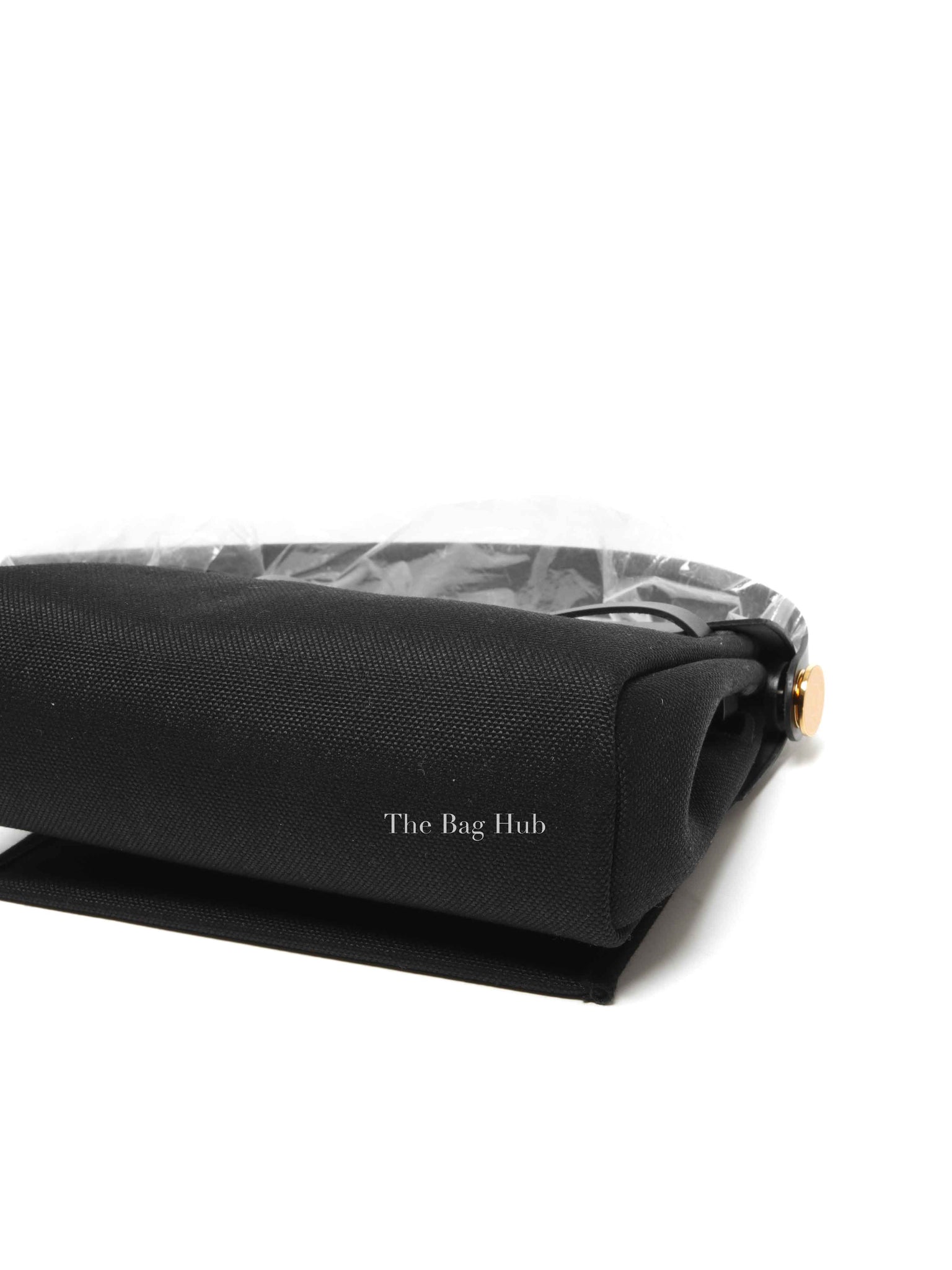 Hermes Noir Swift Canvas Herbag Zip 20 GHW