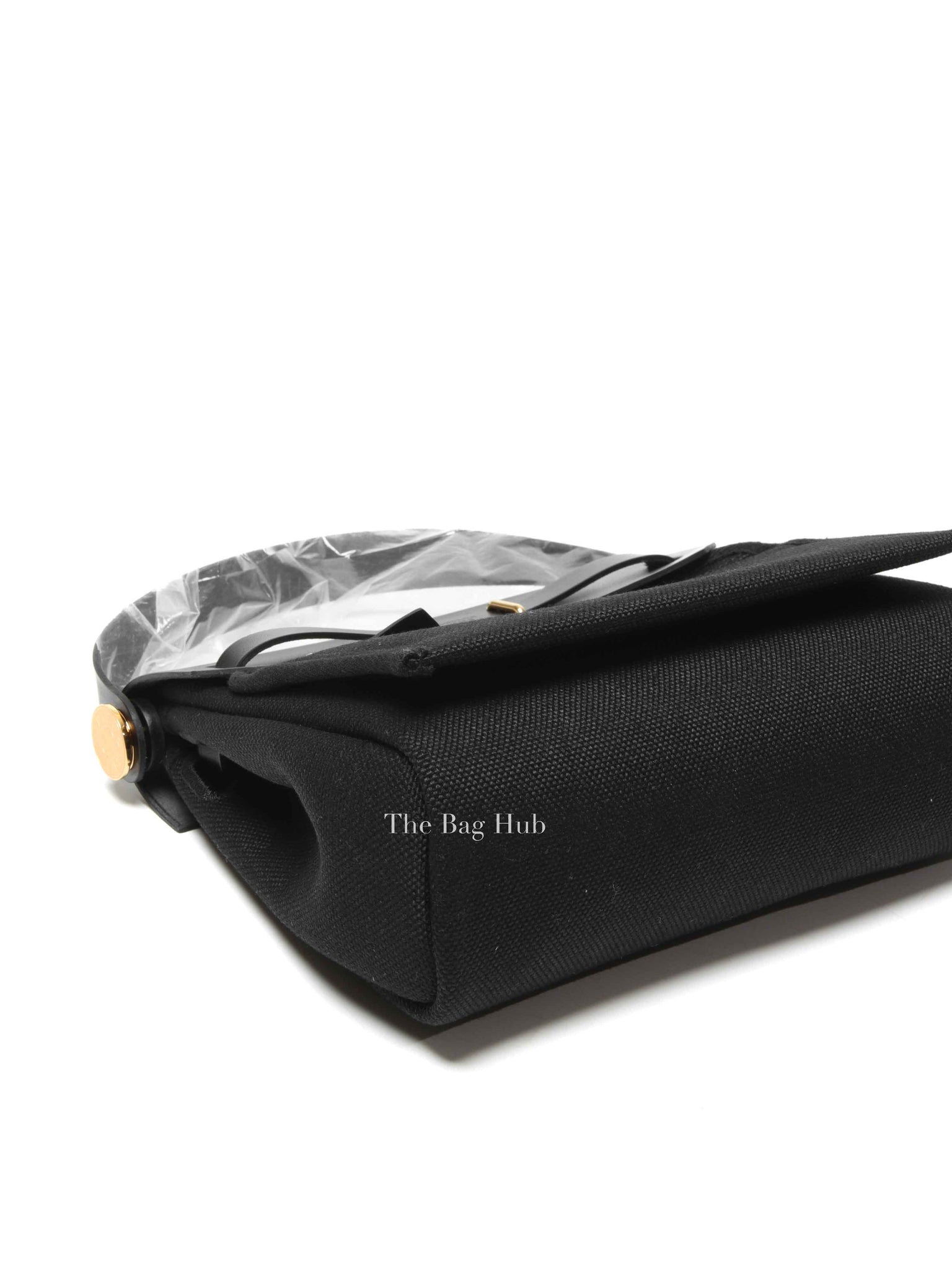 Hermes Noir Swift Canvas Herbag Zip 20 GHW