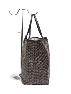 Goyard Black Goyardine Saint Louis GM Tote Bag