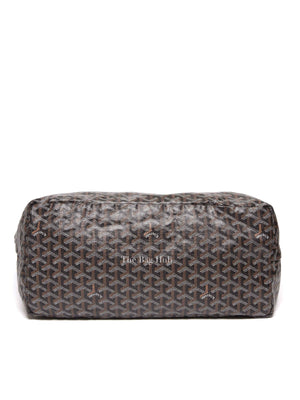 Goyard Black Goyardine Saint Louis GM Tote Bag