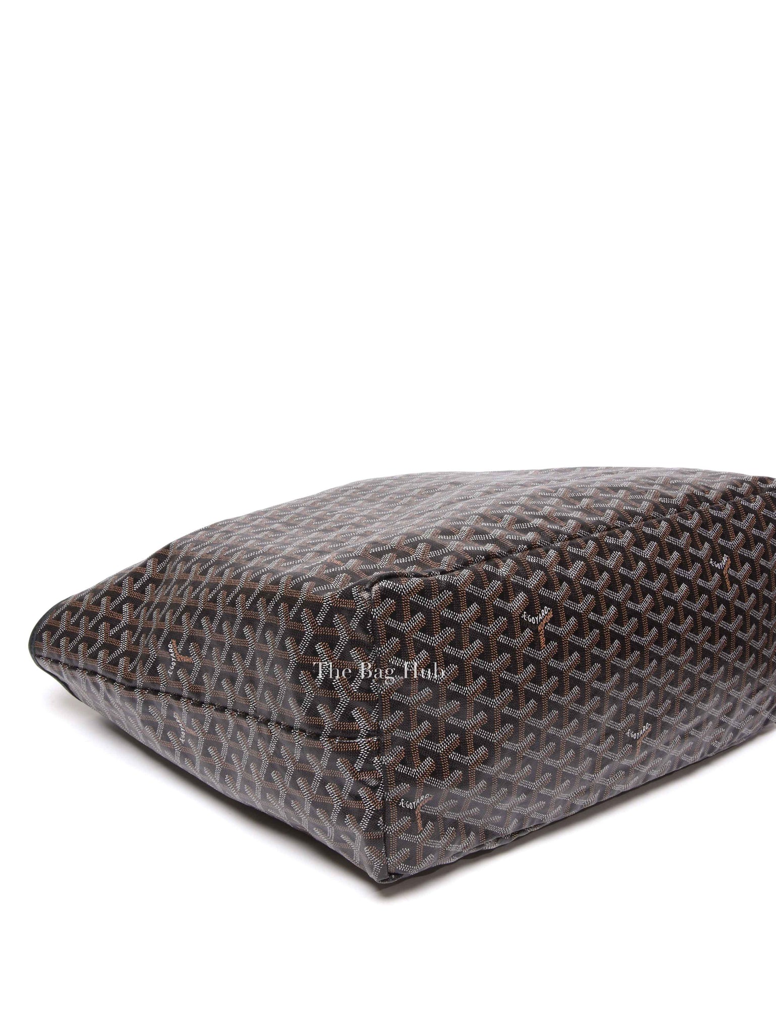 Goyard Black Goyardine Saint Louis GM Tote Bag