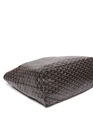 Goyard Black Goyardine Saint Louis GM Tote Bag