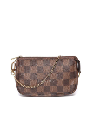 Louis Vuitton Damier Ebene Canvas Mini Pochette Accessoires