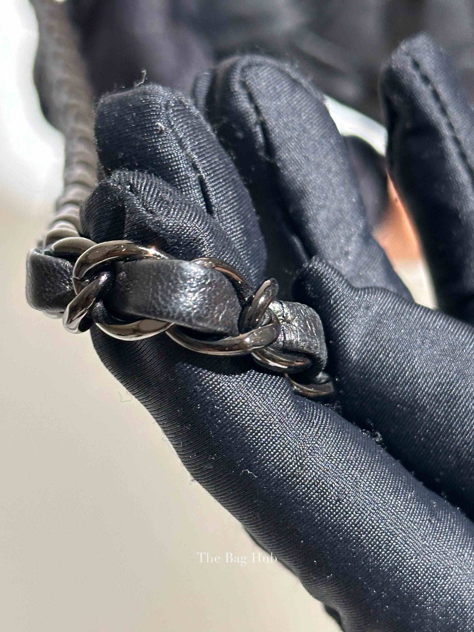 Chanel So Black Quilted Leather Classic Square Mini Flap Bag