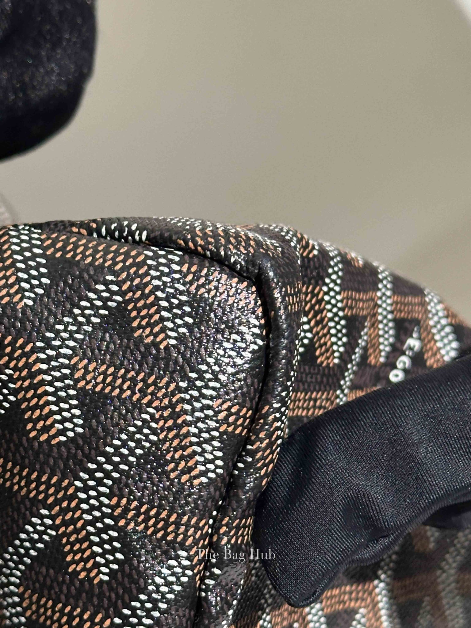 Goyard Black Goyardine Saint Louis GM Tote Bag