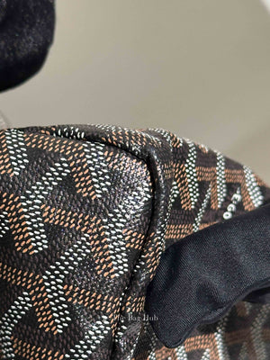 Goyard Black Goyardine Saint Louis GM Tote Bag