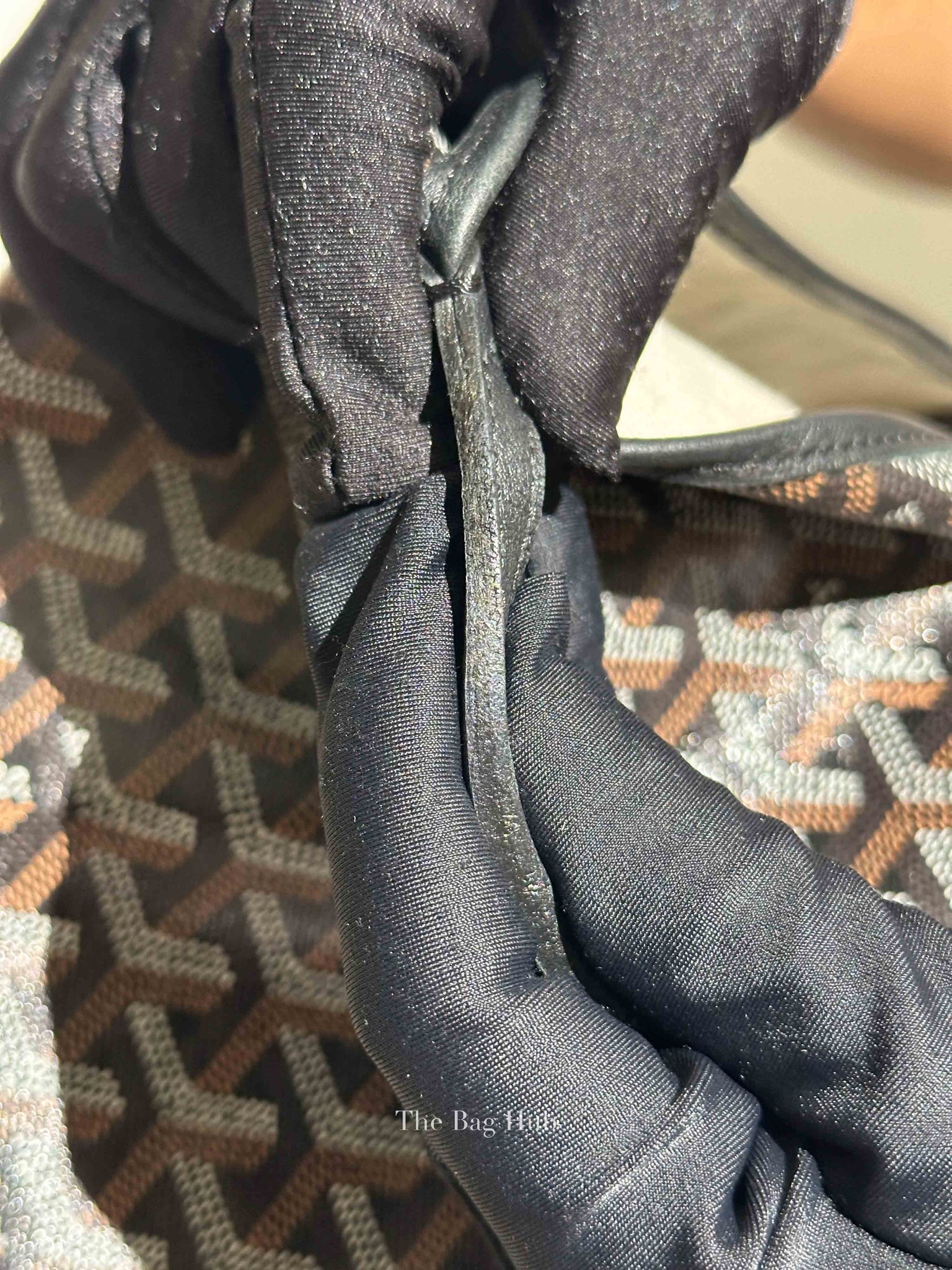 Goyard Black Goyardine Saint Louis GM Tote Bag