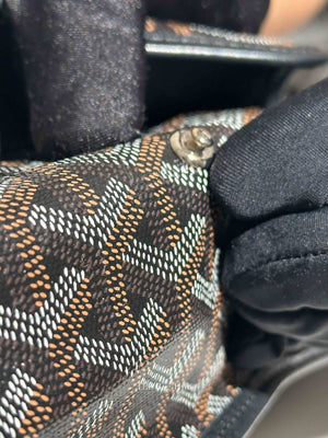 Goyard Black Goyardine Saint Louis GM Tote Bag