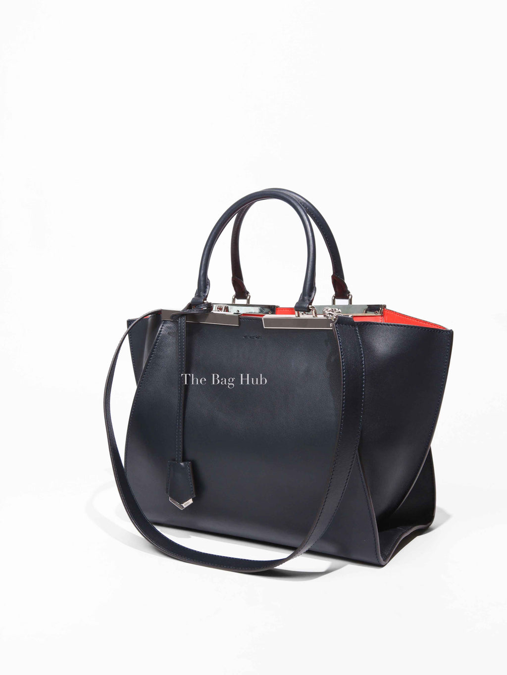 Fendi Black Leather 3Jours Tote Bag