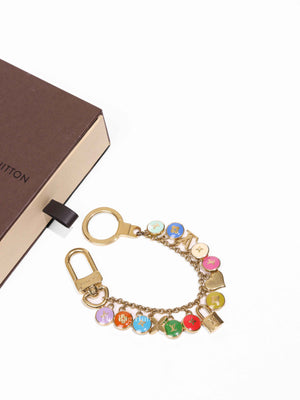Louis Vuitton Multicolor Resin Pastilles Bag Charm and Key Holder
