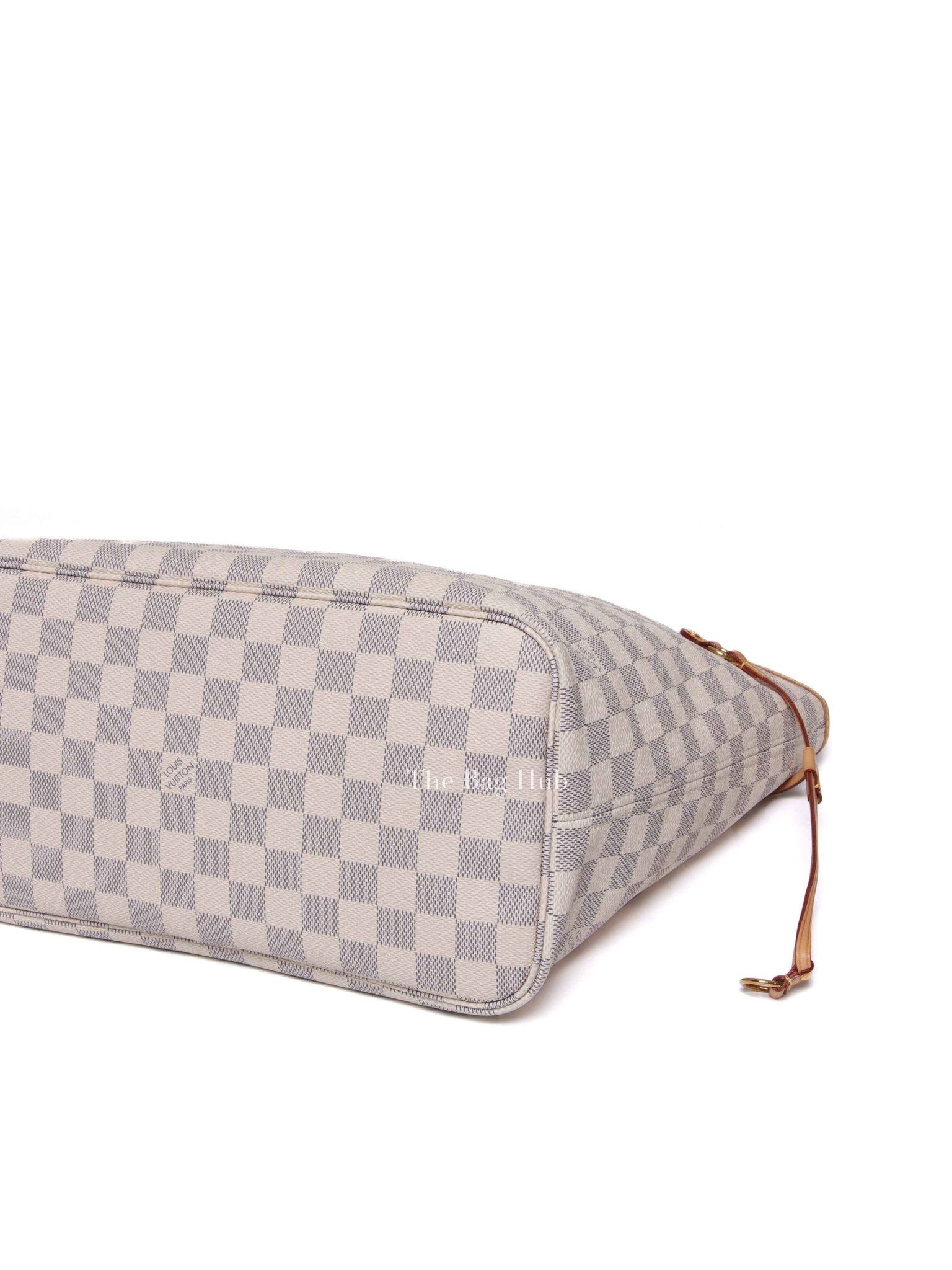 Louis Vuitton Rose Ballerine Damier Azur Neo Neverfull MM Tote Bag