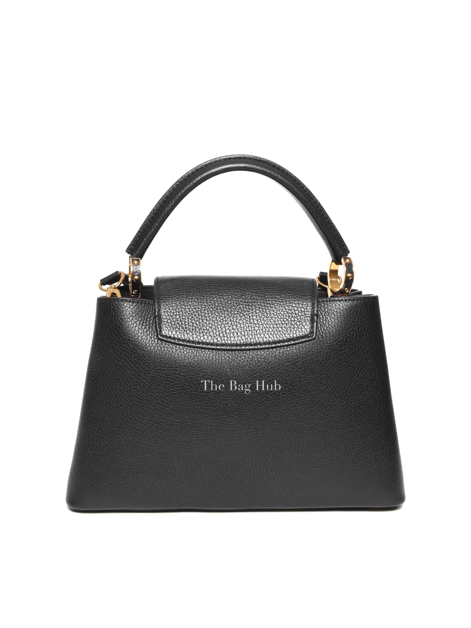 Louis Vuitton Noir Capucines MM Shoulder Bag