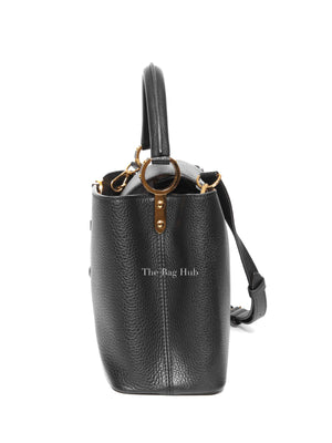 Louis Vuitton Noir Capucines MM Shoulder Bag