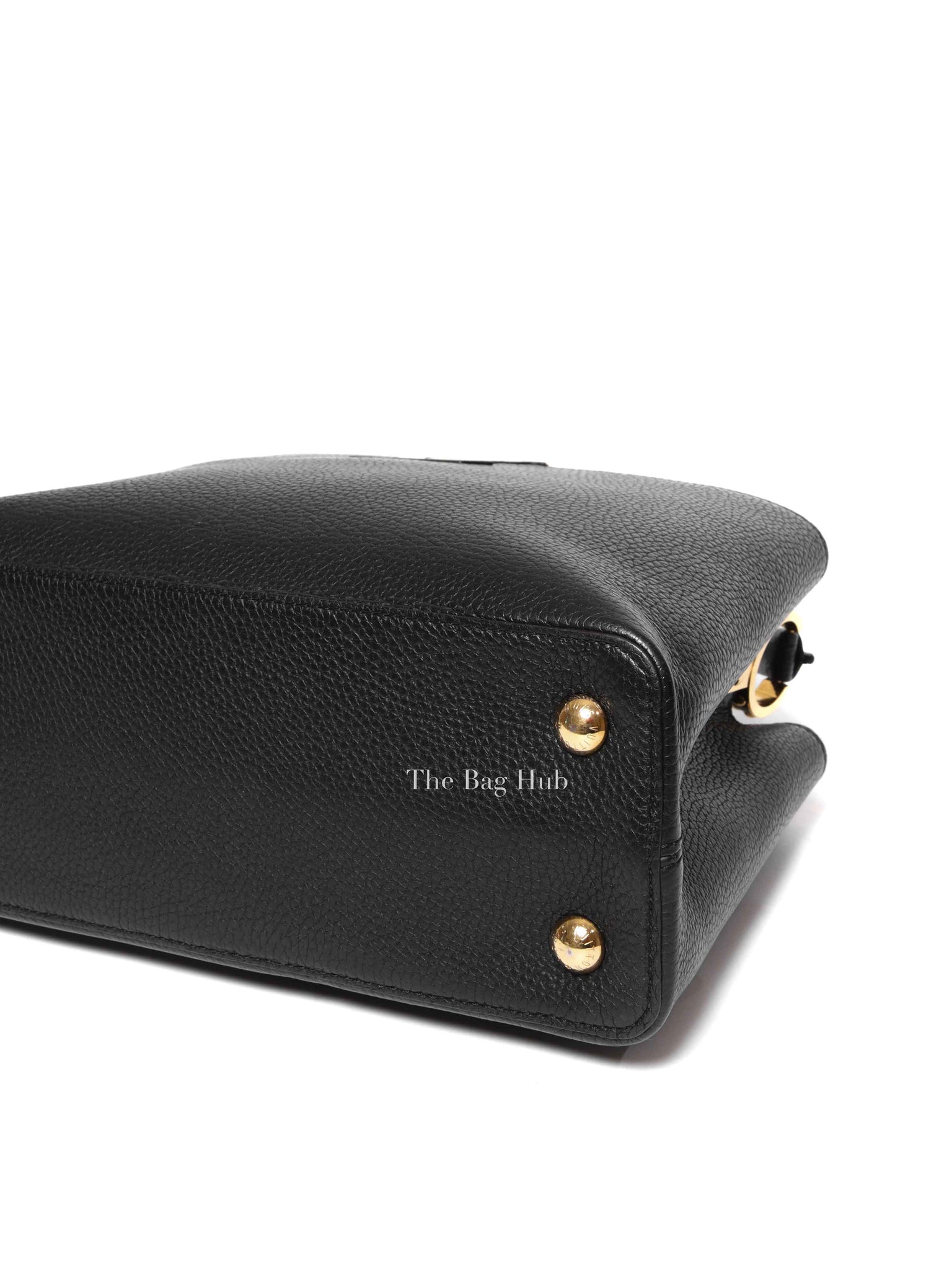 Louis Vuitton Noir Capucines MM Shoulder Bag