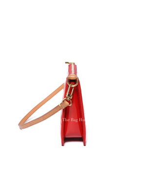 Louis Vuitton Red Vernis Lexington Pochette