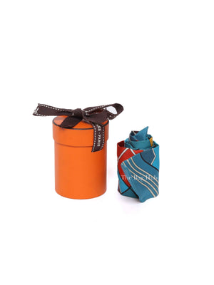 Hermes Blue Sportif Silk Twilly