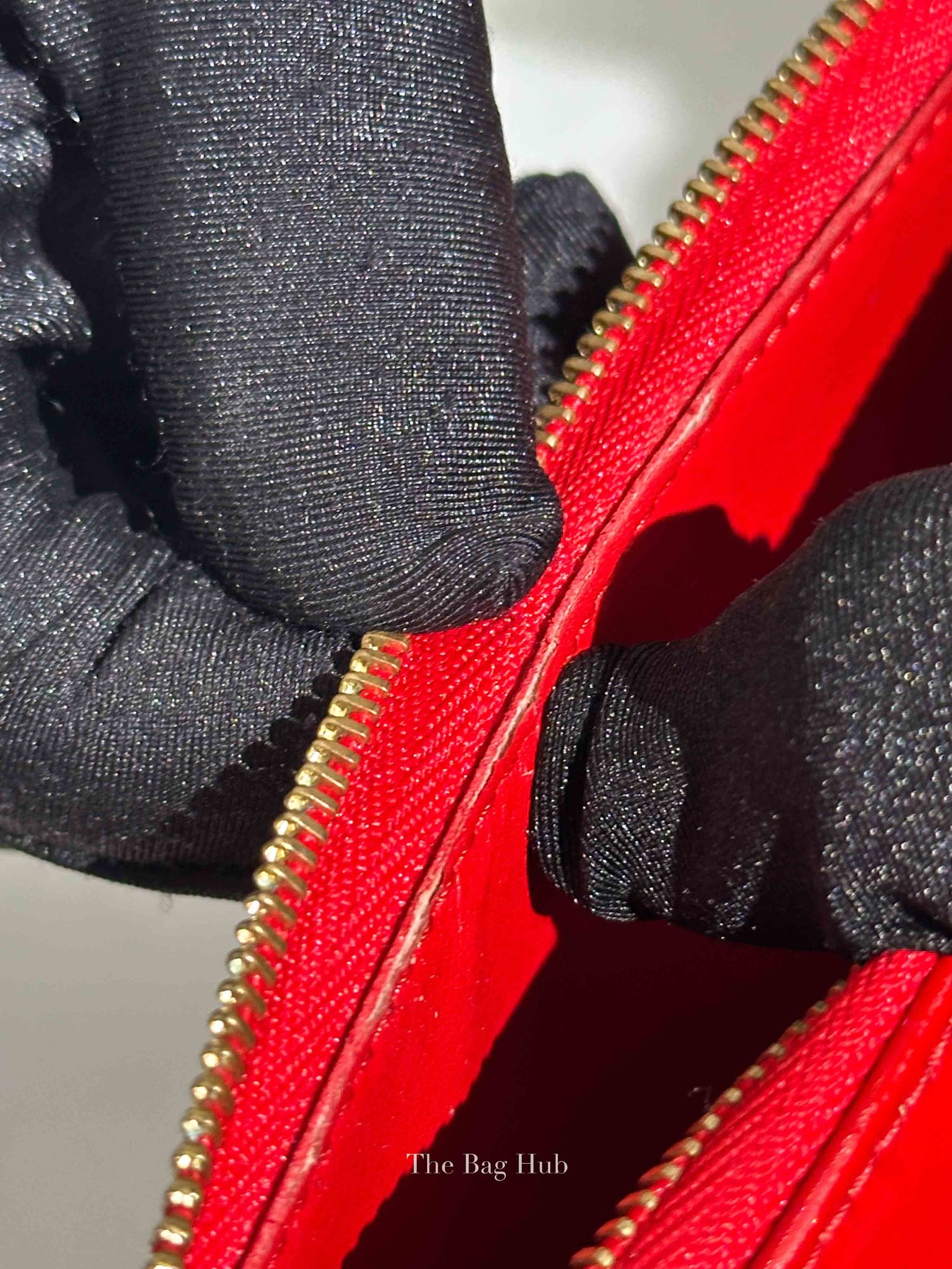 Louis Vuitton Red Vernis Lexington Pochette