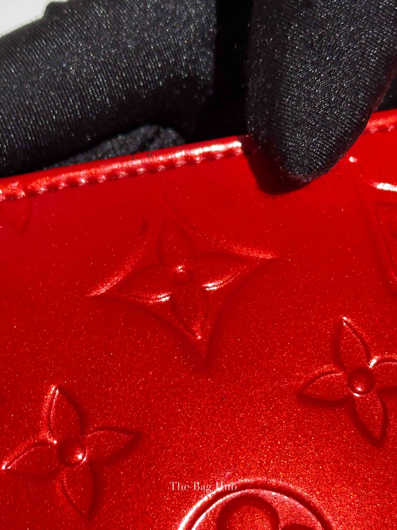Louis Vuitton Red Vernis Lexington Pochette