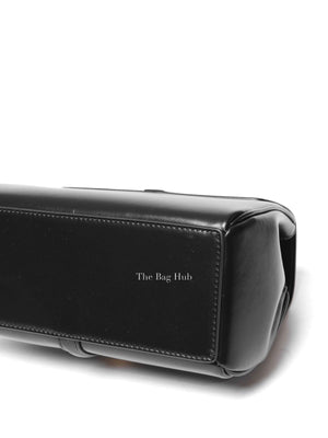 Celine Black Satinated Calfskin Mini 16 Shoulder Bag