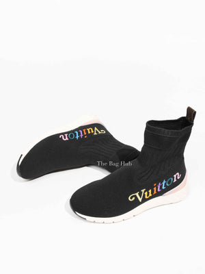 Louis Vuitton Black Technical Fabric Aftergame Sneakers Size 36.5