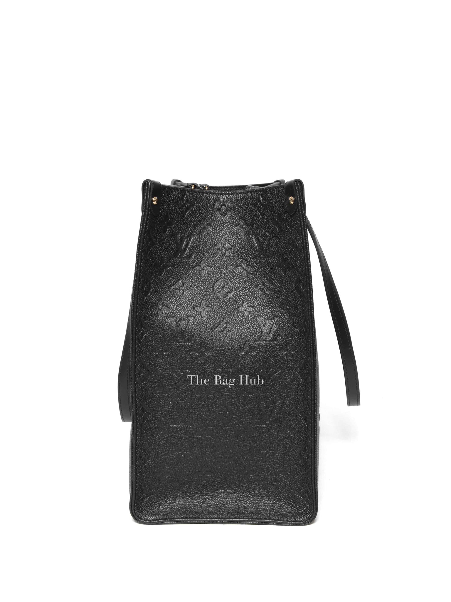 Louis Vuitton Black Monogram Empreinte Leather OnTheGo GM Tote Bag