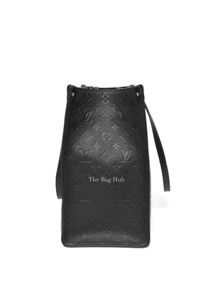 Louis Vuitton Black Monogram Empreinte Leather OnTheGo GM Tote Bag