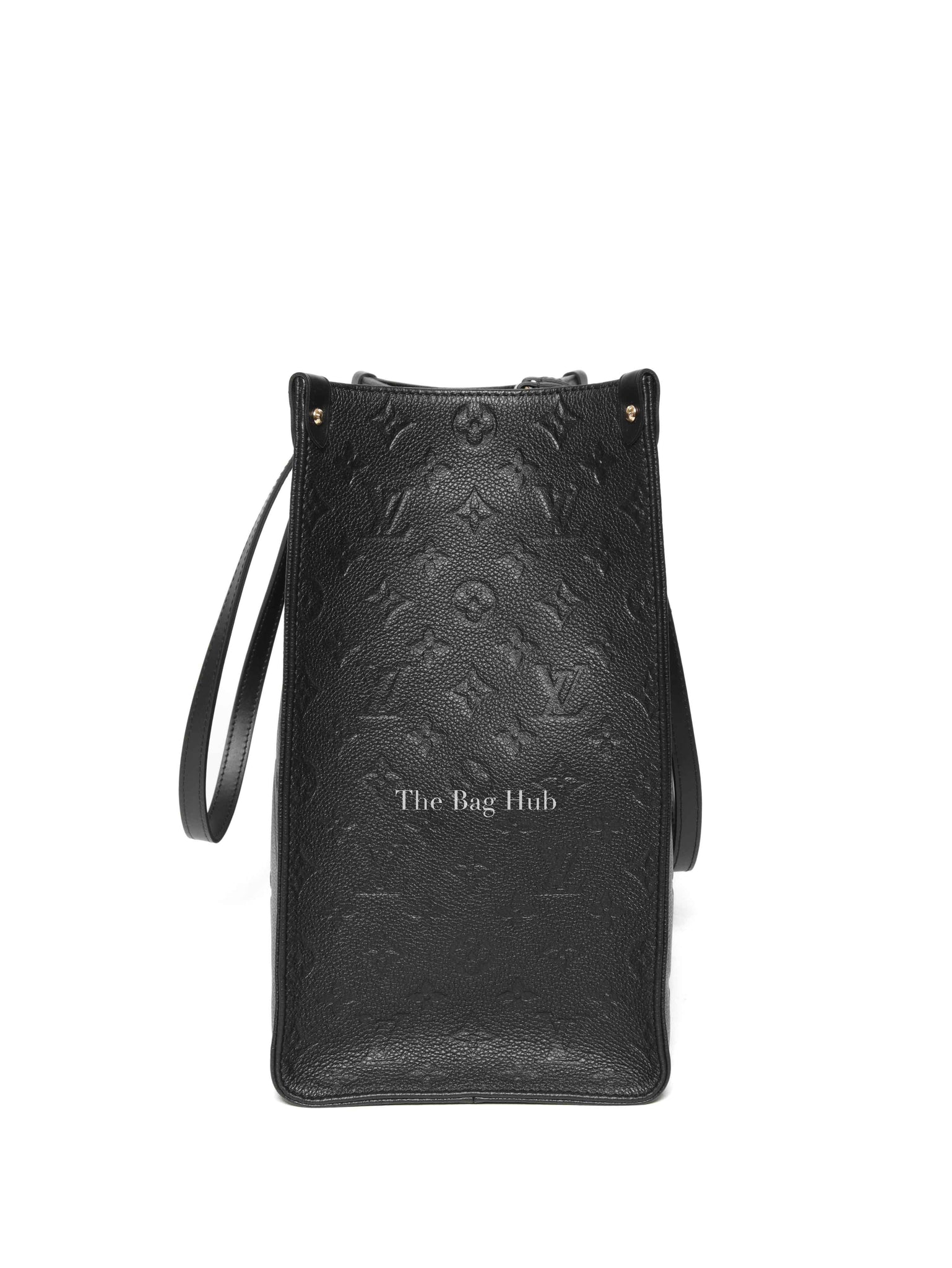 Louis Vuitton Black Monogram Empreinte Leather OnTheGo GM Tote Bag