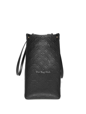 Louis Vuitton Black Monogram Empreinte Leather OnTheGo GM Tote Bag