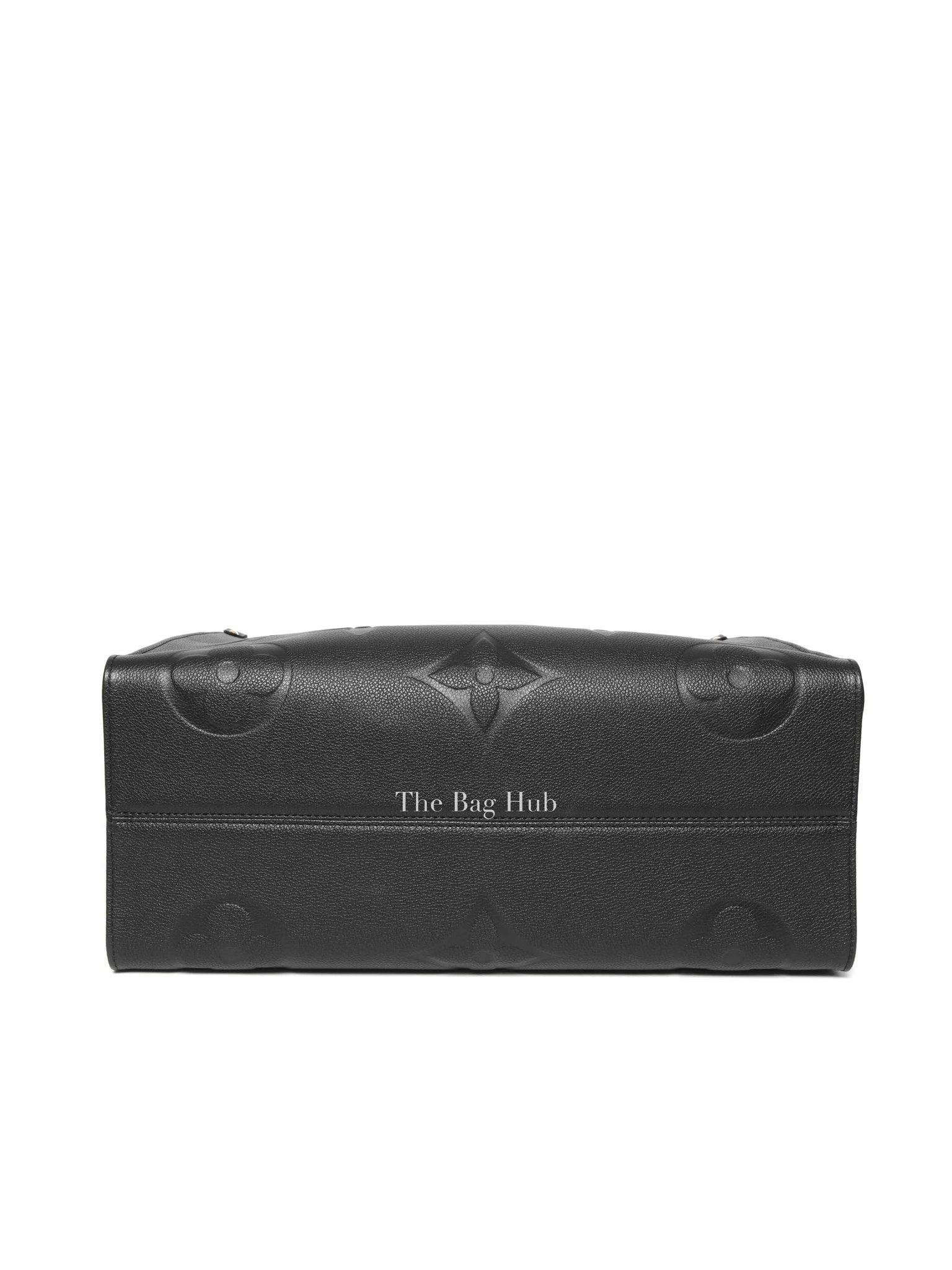Louis Vuitton Black Monogram Empreinte Leather OnTheGo GM Tote Bag