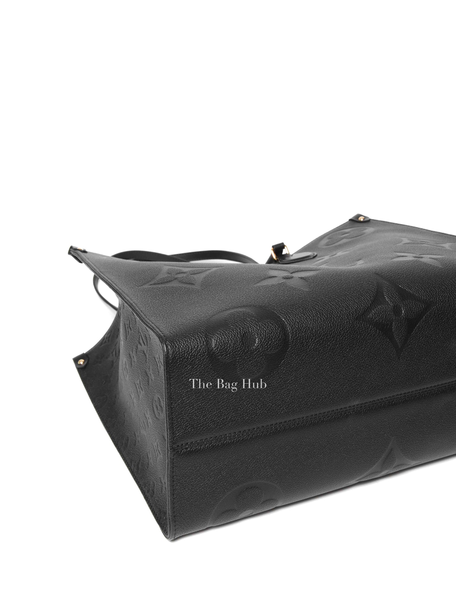 Louis Vuitton Black Monogram Empreinte Leather OnTheGo GM Tote Bag