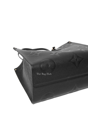 Louis Vuitton Black Monogram Empreinte Leather OnTheGo GM Tote Bag