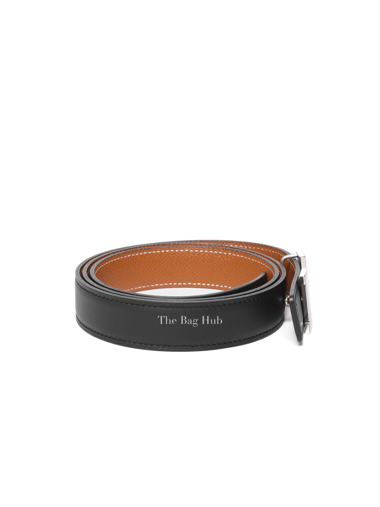 Hermes Noir/Gold Mini Constance Reversible Belt 85 24mm PHW
