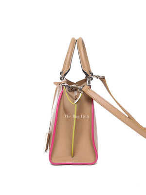 Fendi Beige Vitello Dolce Mini 3Jours Tote