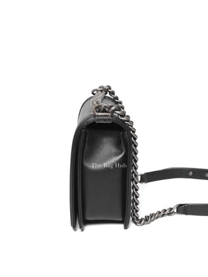 Chanel Black Calfskin Large Le Boy RHW