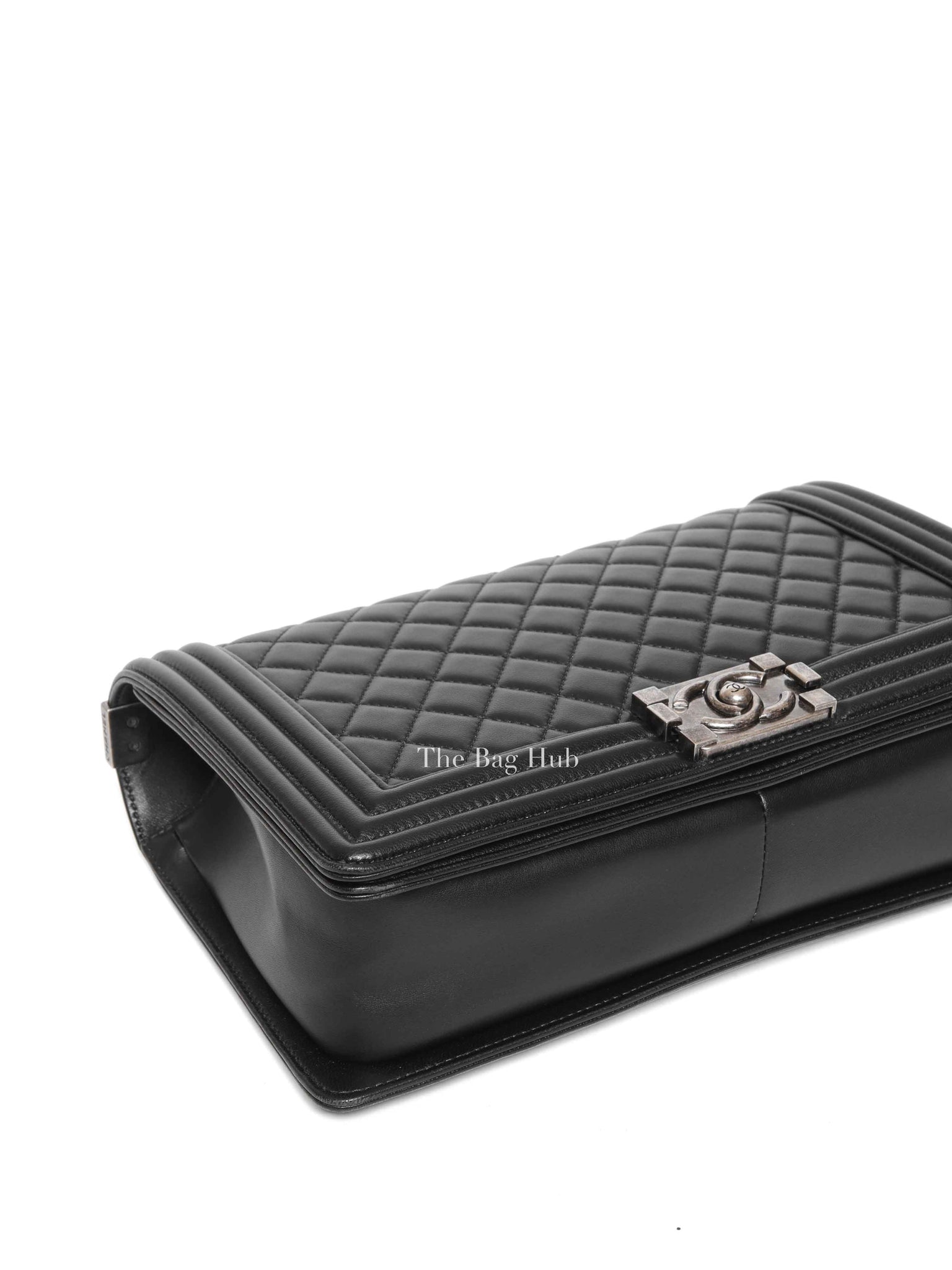Chanel Black Calfskin Large Le Boy RHW