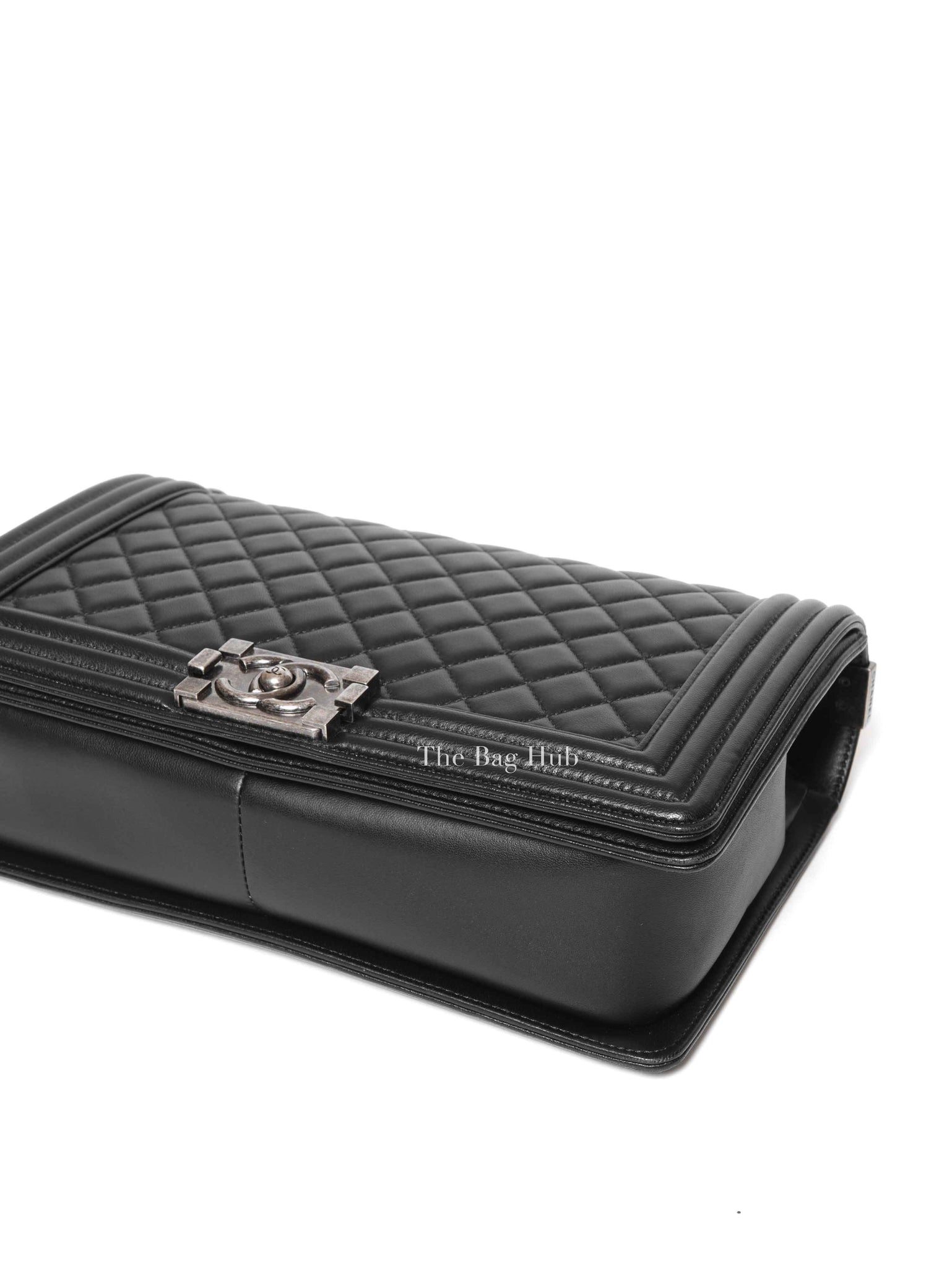 Chanel Black Calfskin Large Le Boy RHW
