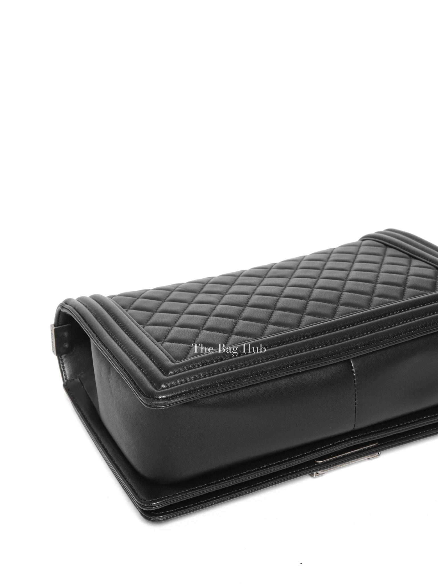 Chanel Black Calfskin Large Le Boy RHW