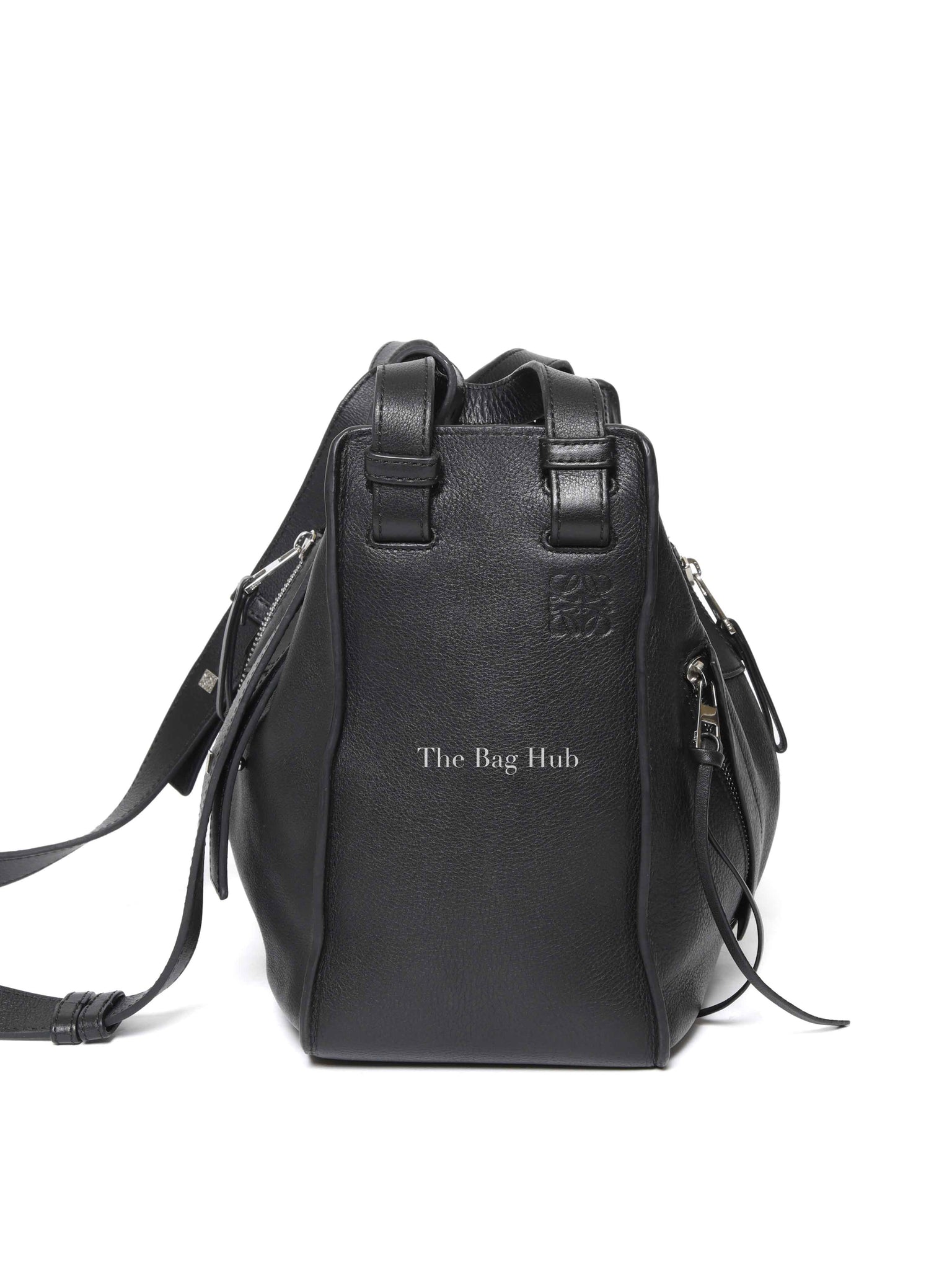 Loewe Black Leather Small Hammock Shoulder Bag